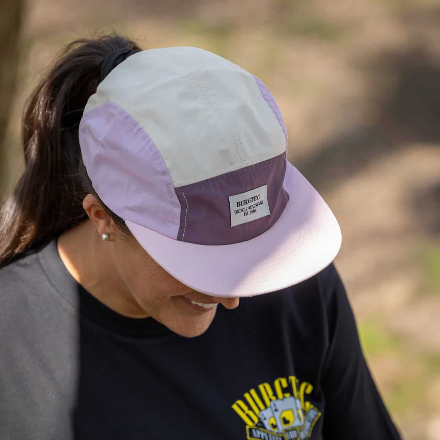 Cap BURGTEC COURIER FIVE PANEL Lemonade Pink