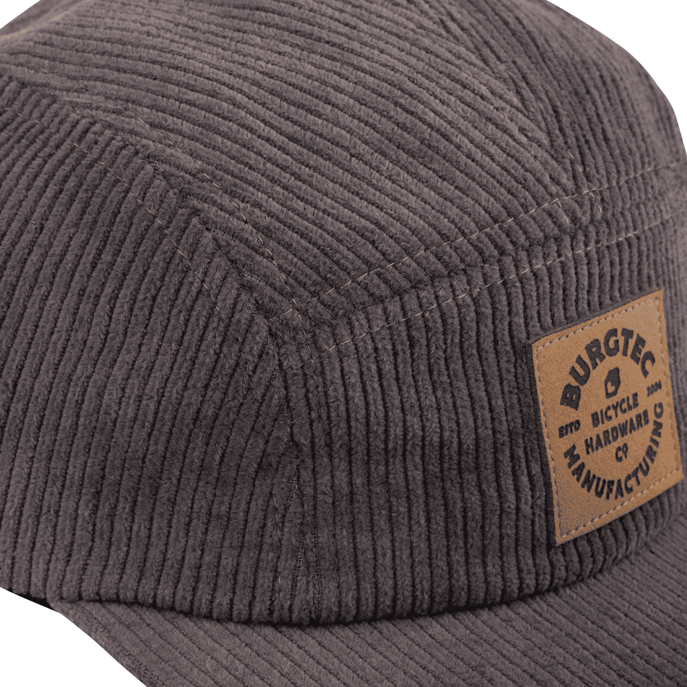 BURGTEC BANDIT CORDUROY FIVE PANEL Grey cap