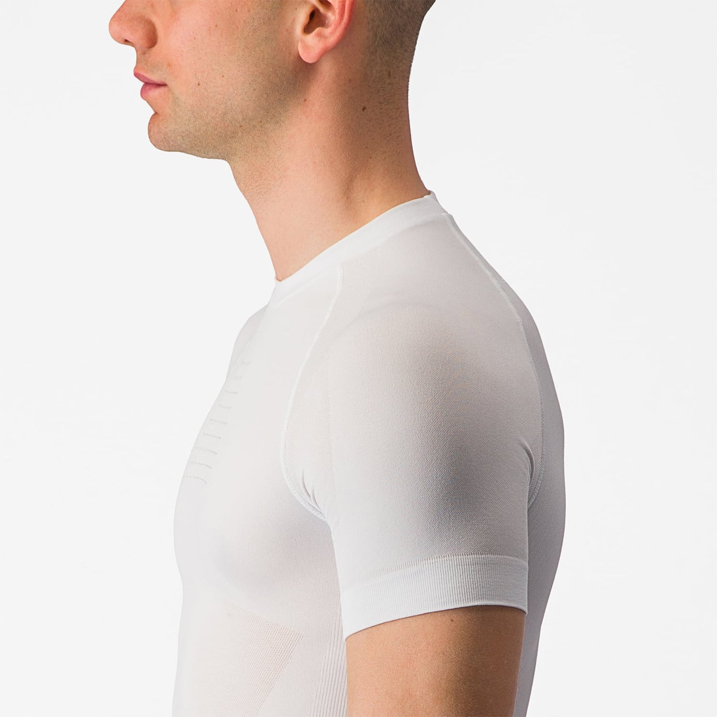 CASTELLI CORE SEAMLESS κοντομάνικο εσώρουχο Λευκό