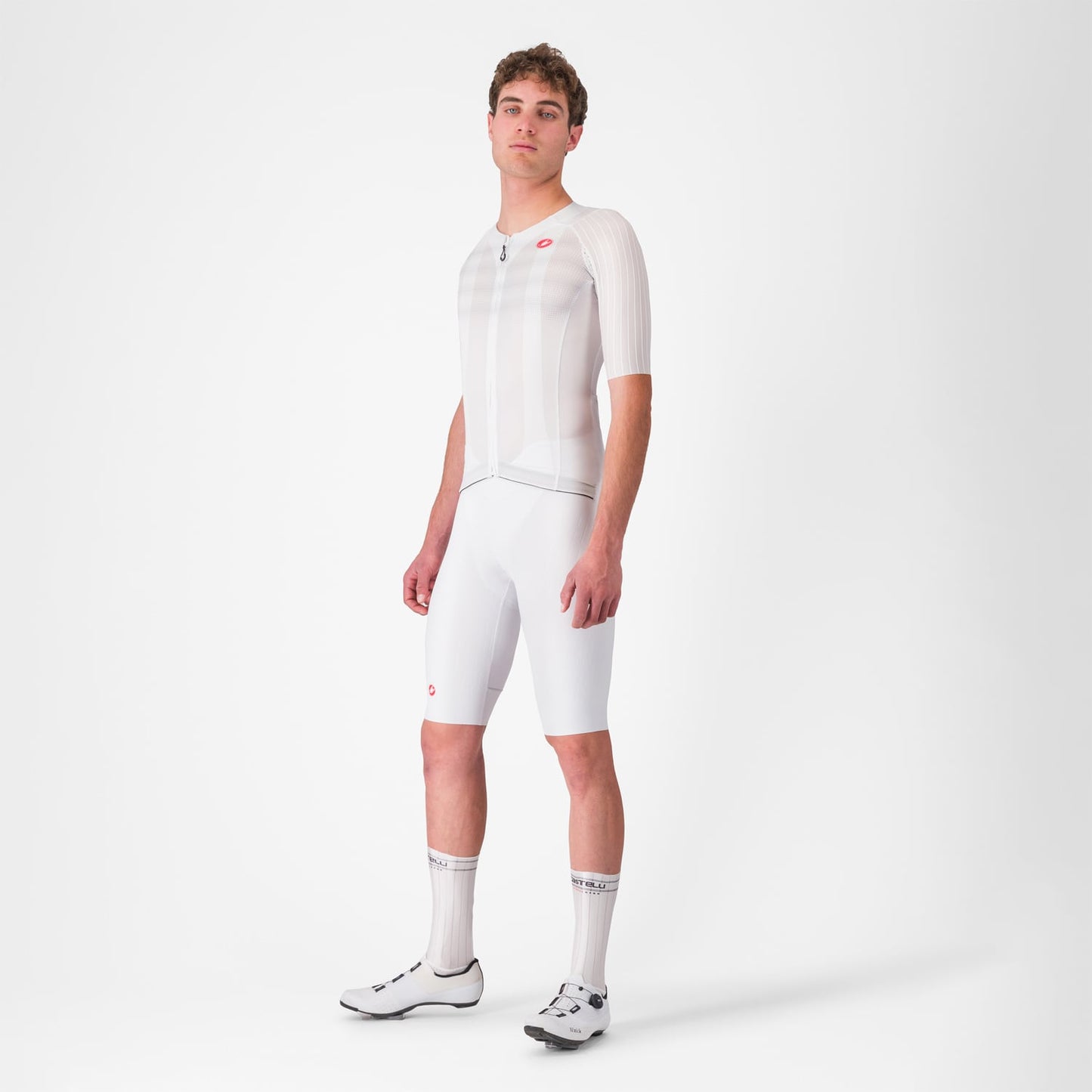 CASTELLI AERO RACE 8S Κοντομάνικο Jersey Λευκό