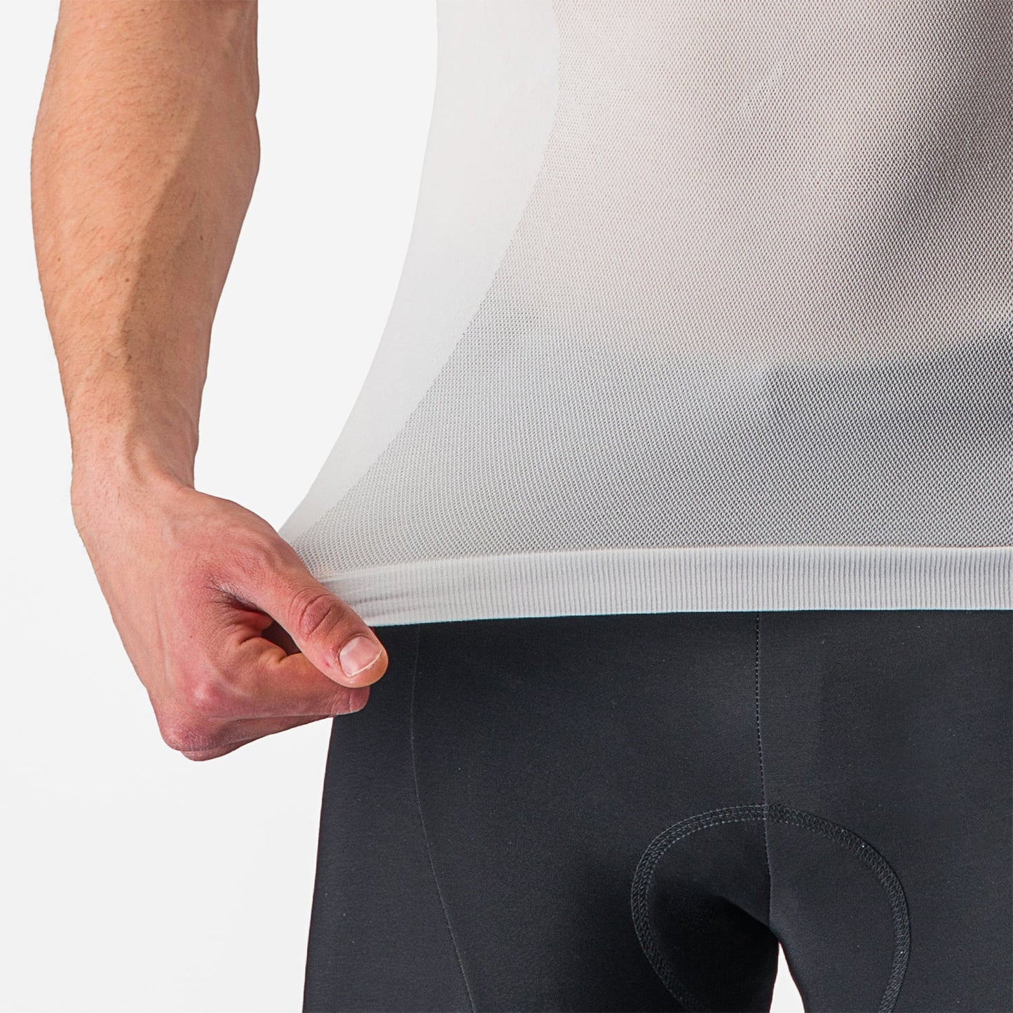 CASTELLI CORE SEAMLESS κοντομάνικο εσώρουχο Λευκό