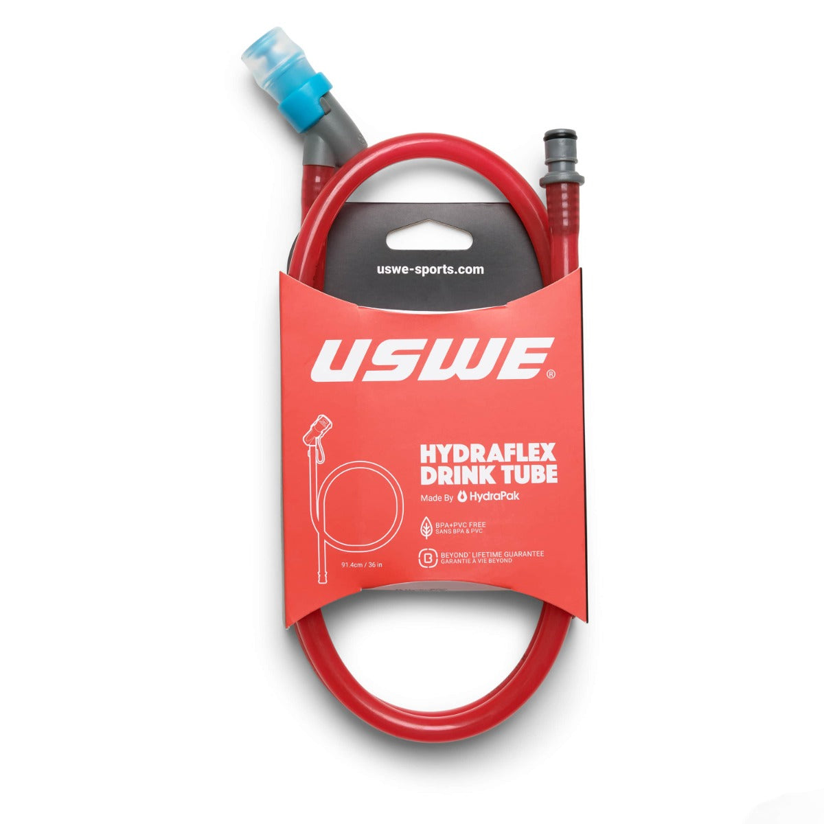 USWE HYDRAFLEX Water Pocket Valve and Hose Kit Red