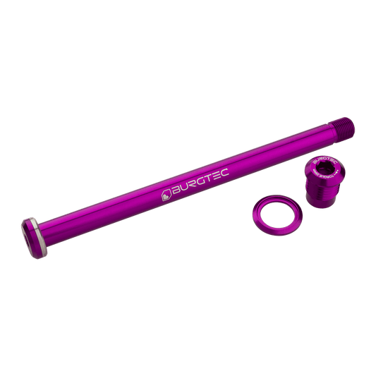 BURGTEC 174mm πίσω άξονας τροχού για πλαίσιο Yeti μωβ