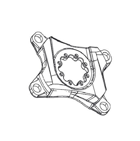 SRAM FORCE/RED 4 Spoke 107mm crankset star