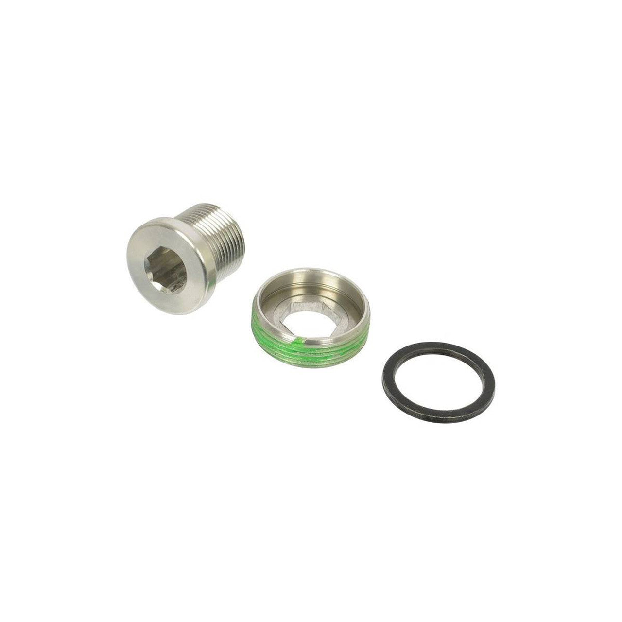 SRAM M15/M22 Βίδα στροφάλου με αυτοεξώθηση για στροφαλοθάλαμο GXP Ασημί