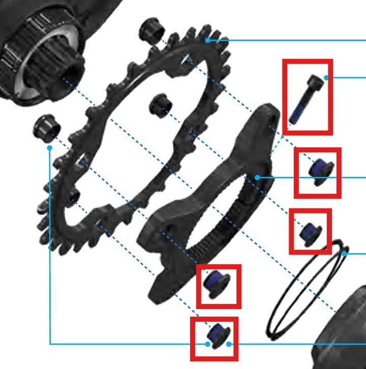 Κιτ βιδών SRAM για κινητήρα MAHLE SPECIALIZED