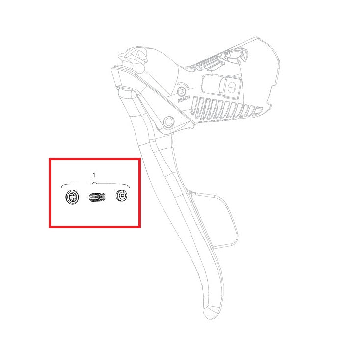 SRAM spring kit for FORCE/RED E-TAP AXS lever (x1)