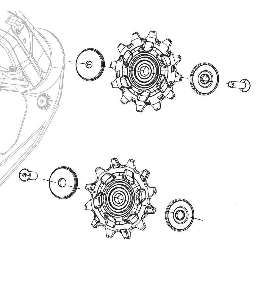 12 Speed SRAM FORCE AXS derailleur hubs