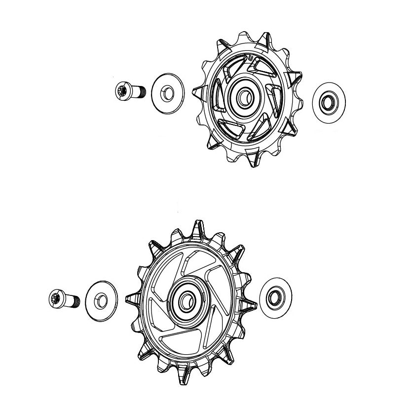 12 Speed SRAM XX-SL T-TYPE EAGLE AXS / RED XPLR E1 Rear Derailleur Gears