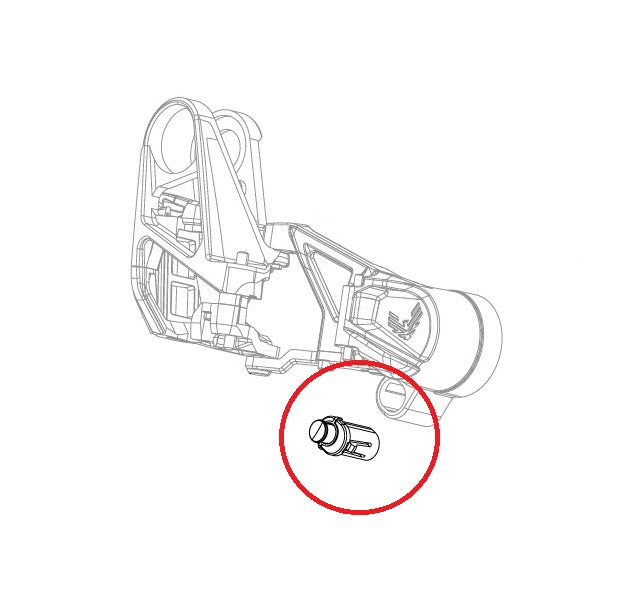 Κλειδί ρύθμισης / Κλείδωμα κλωβού SRAM XX-SL/XX T-Type Eagle AXS πίσω ντεραγιέρ