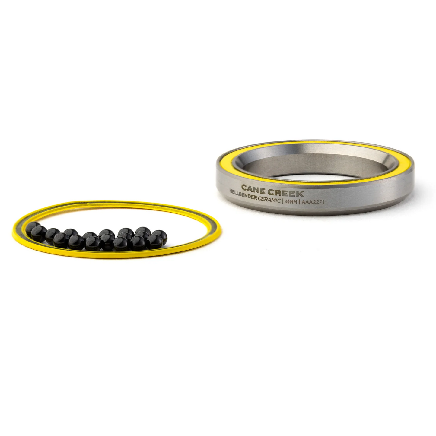 Headset CANE CREEK 110 Ceramic Tapered , 1 1/8"-1.5", ZS44/28.6/H8 | EC44/40/H12, μαύρο/ασημί