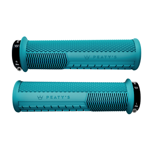 PEATY'S MONARCH KNURL Turquoise Grips
