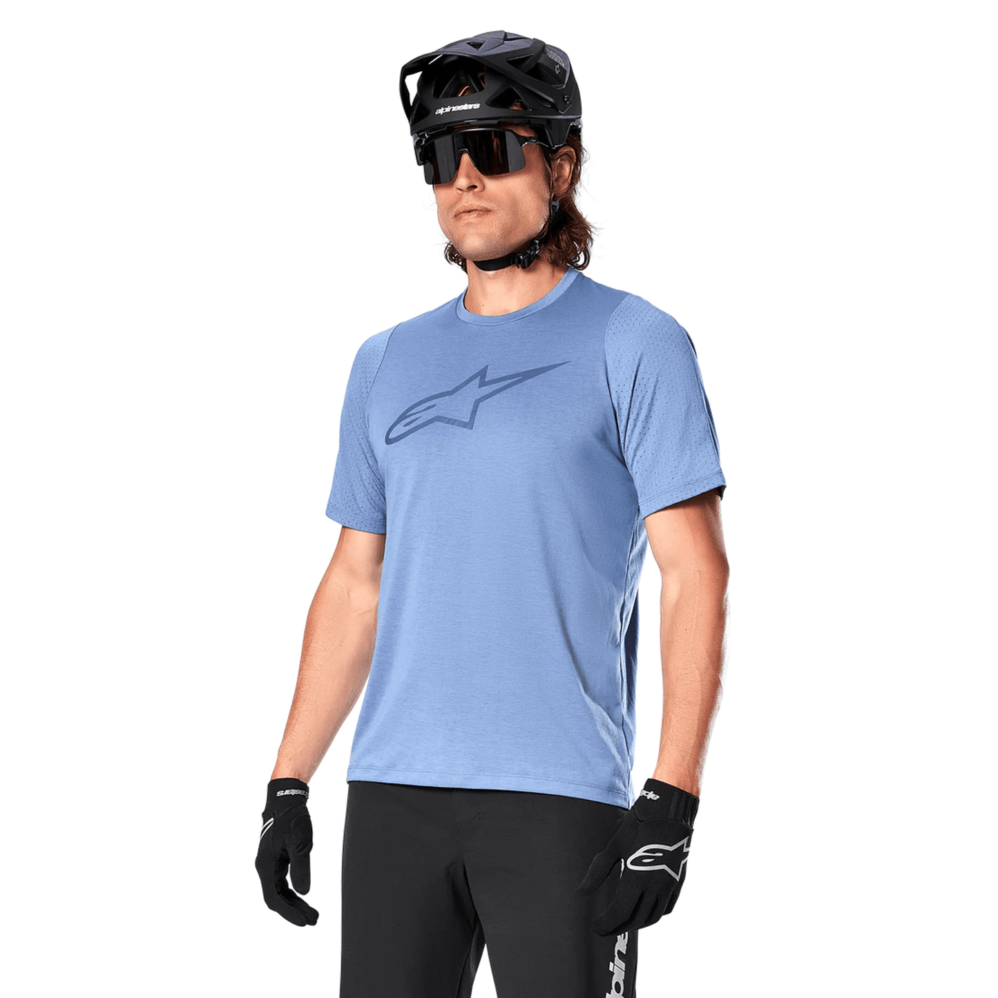 ALPINESTARS A-DURA ASTAR Short Sleeve Jersey Blue