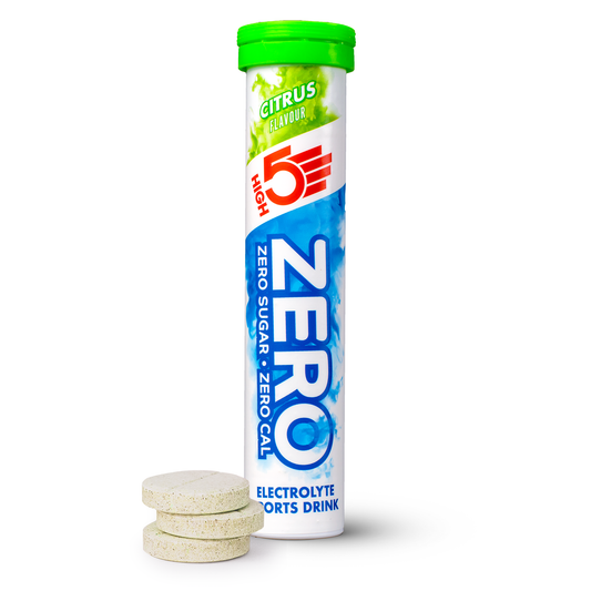 Ταμπλέτες ενυδάτωσης ηλεκτρολυτών HIGH5 ZERO (x20) Λεμόνι
