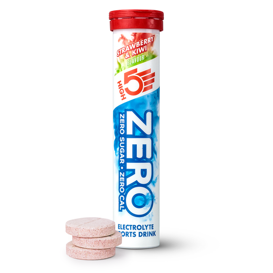 Ταμπλέτες ενυδάτωσης ηλεκτρολυτών HIGH5 ZERO (x20) Φράουλα Ακτινίδιο