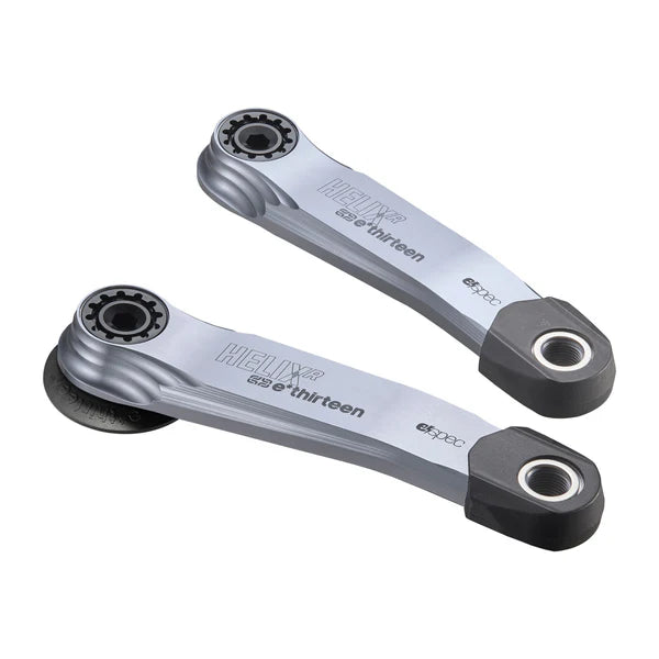 E.THIRTEEN E-SPEC HELIX R Bicycle Crank Arms (Bosch Gen4-Brose S Mag-TQ HPR50) Silver