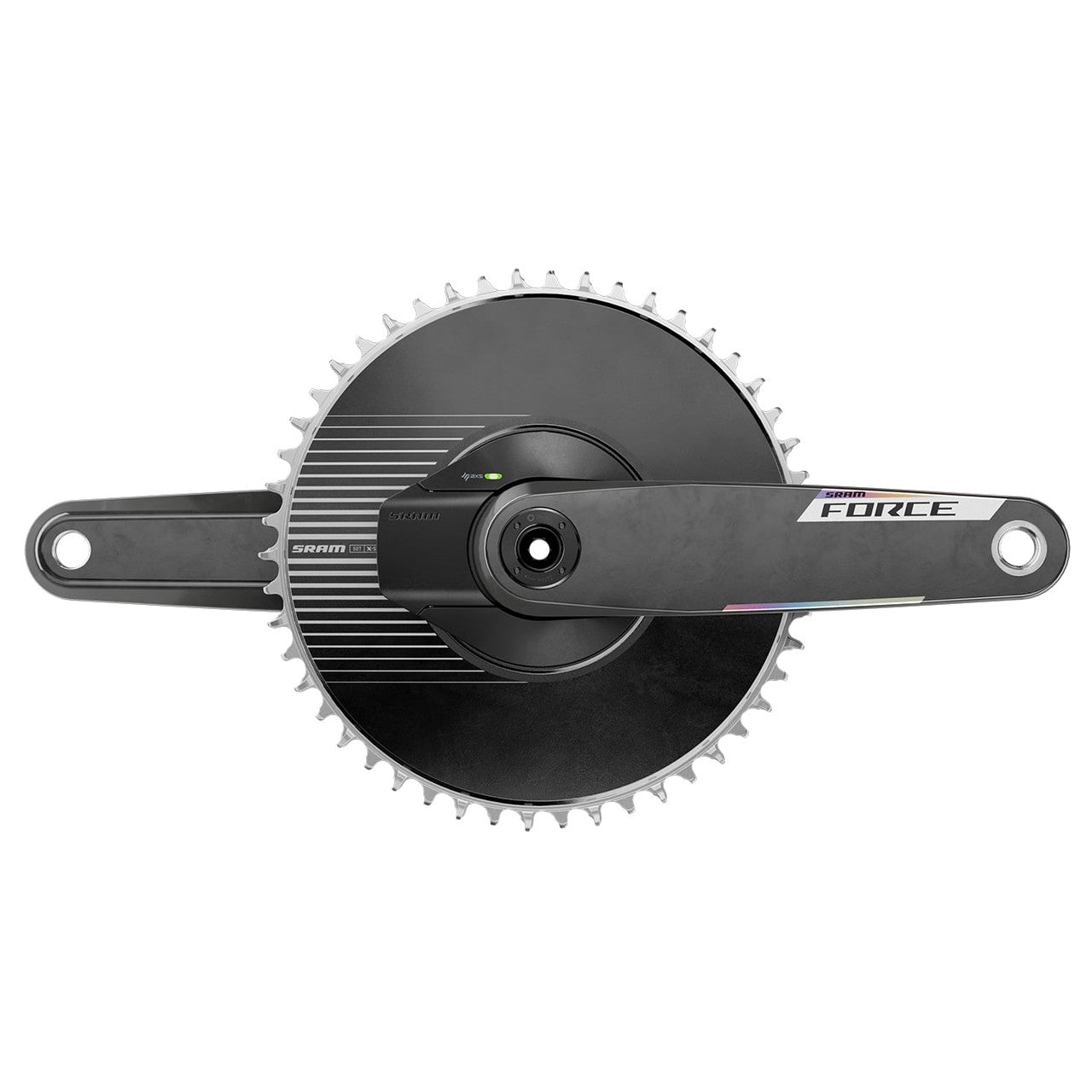 12V SRAM FORCE 1 AXS E1 AERO 1X DUB DM Μονοαισθητήριο στροφαλοφόρο σύστημα ισχύος SRAM FORCE 1 AXS E1 AERO 1X DUB DM