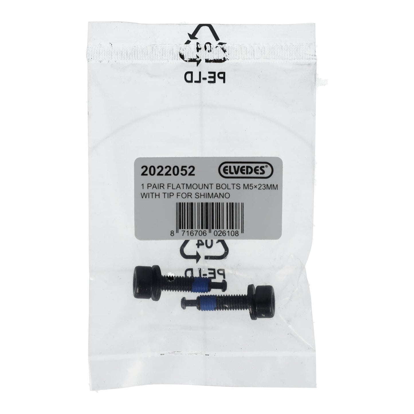 ELVEDES FM Shimano M5x23 τύπου C Βίδα τοποθέτησης πίσω δαγκάνας