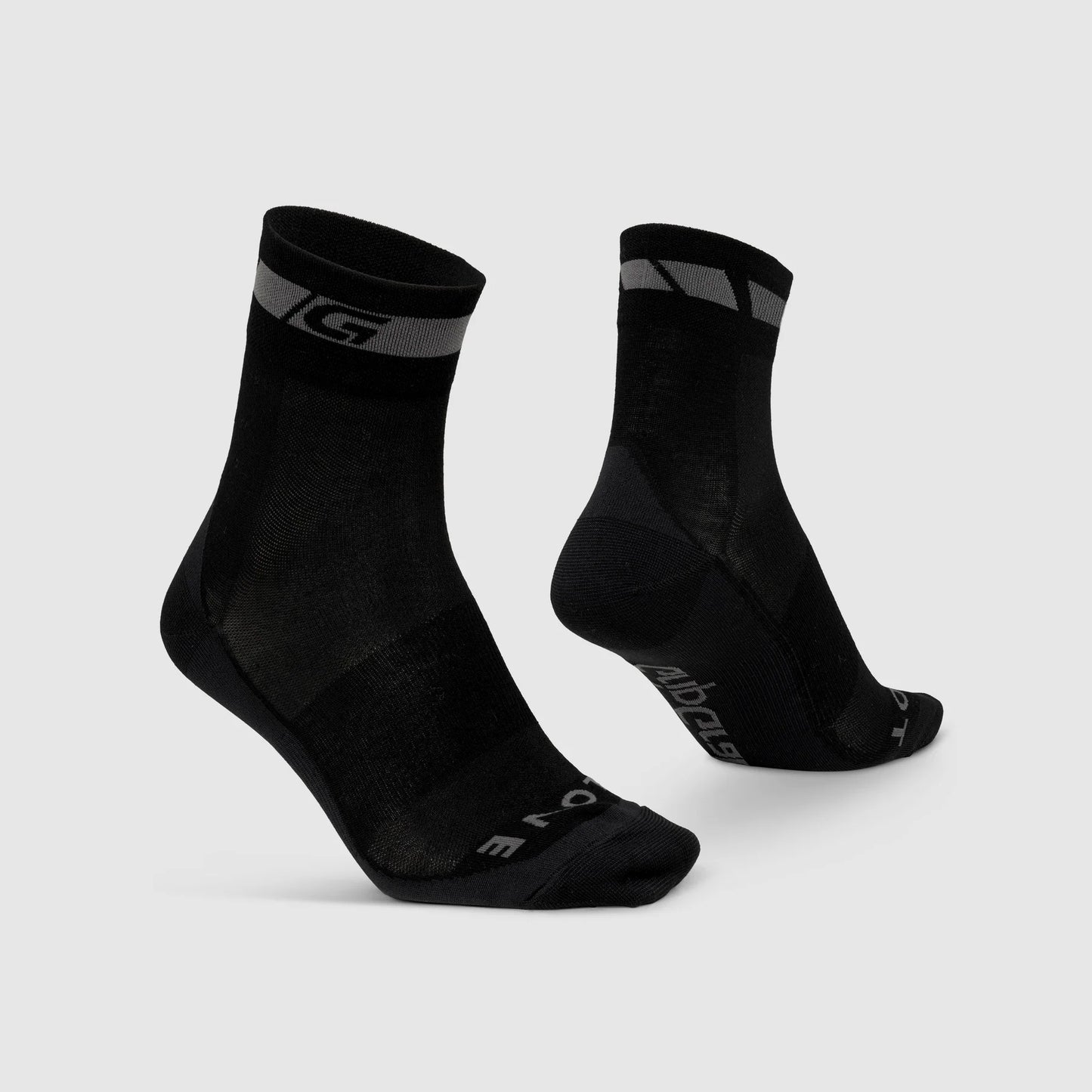 Κάλτσες GRIPGRAB MERINO REGALAR Μαύρες (x3)