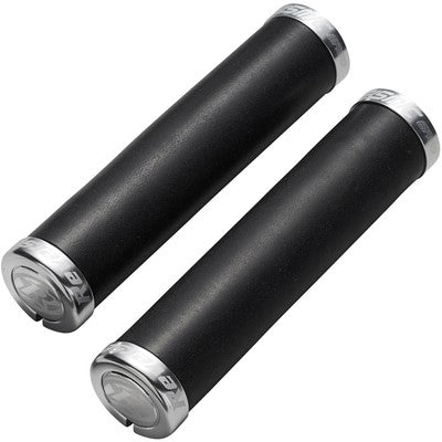 REVERSE COMPONENTS SEISMIC ERGO Lock-On χειρολαβές Μαύρο/Ασημί