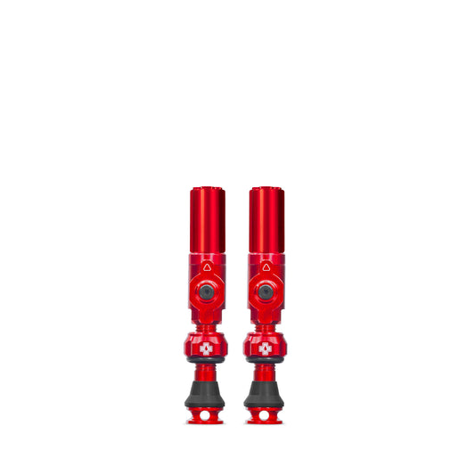 Βαλβίδες χωρίς σωλήνες MUC-OFF Big Bore Hybrid (Schrader) Small Red