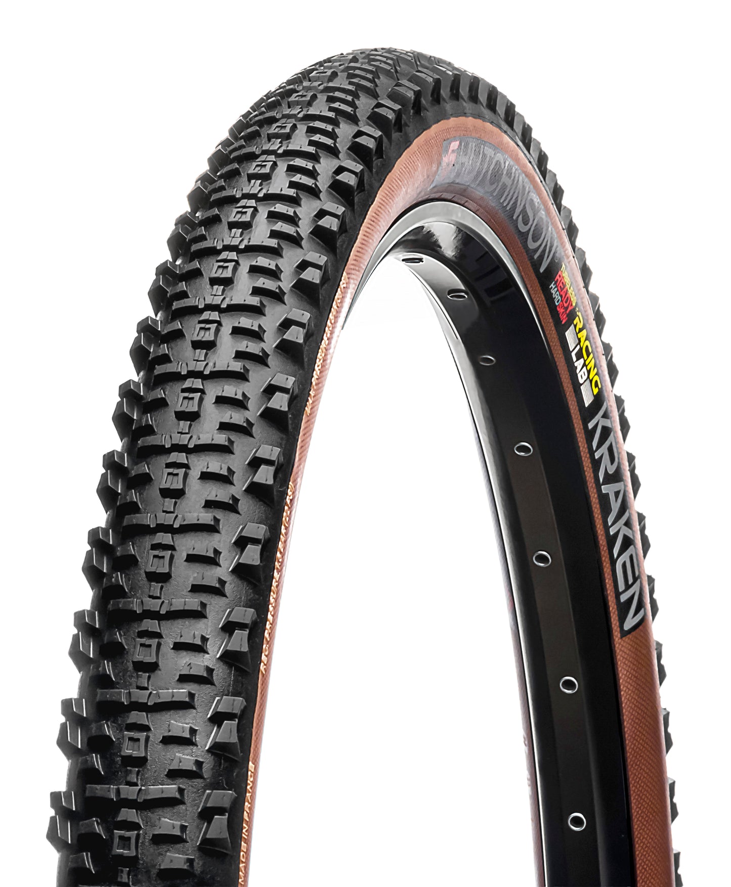 HUTCHINSON KRAKEN 29x2.40 Racing Lab Hardskin Race Ripost XC Tubeless Ready Soft Μαύρο/Καφέ ελαστικό
