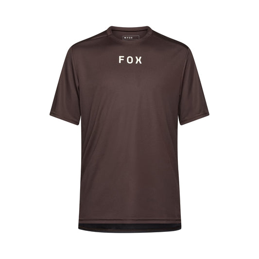 FOX RANGER WORDMARK Short Sleeve Brown Jersey 2025