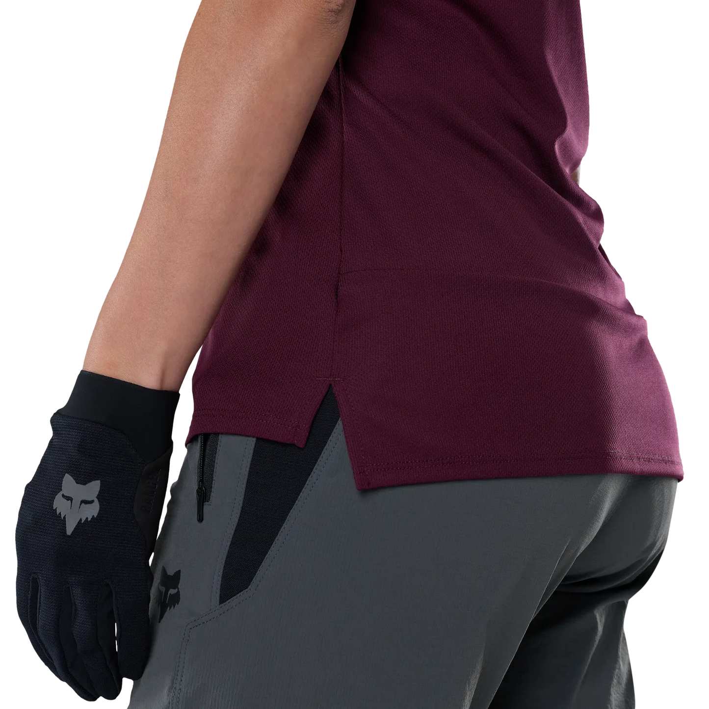 Γυναικείο FOX RANGER FOX HEAD Κοντομάνικο Jersey Bordeaux