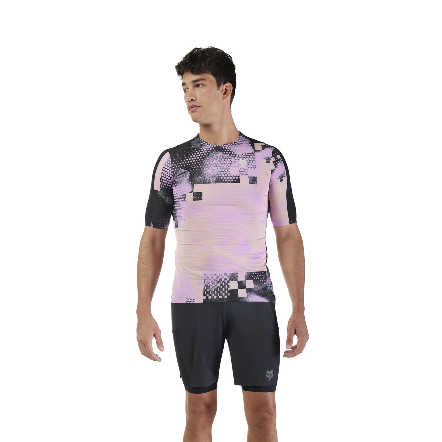 FOX FLEXAIR ASCENT PULSE Κοντομάνικο Jersey Μαύρο/Ρόδο 2025