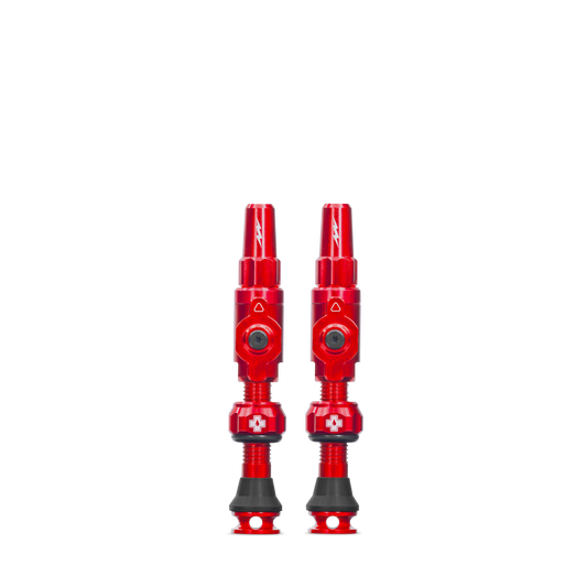 Βαλβίδες χωρίς σωλήνες MUC-OFF Big Bore Lite (Presta) Medium Red