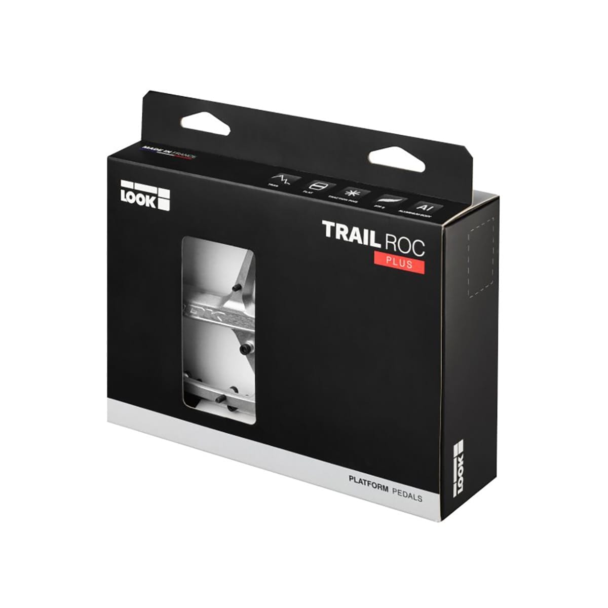 LOOK TRAIL ROC Plus Silver πλακέ πεντάλ
