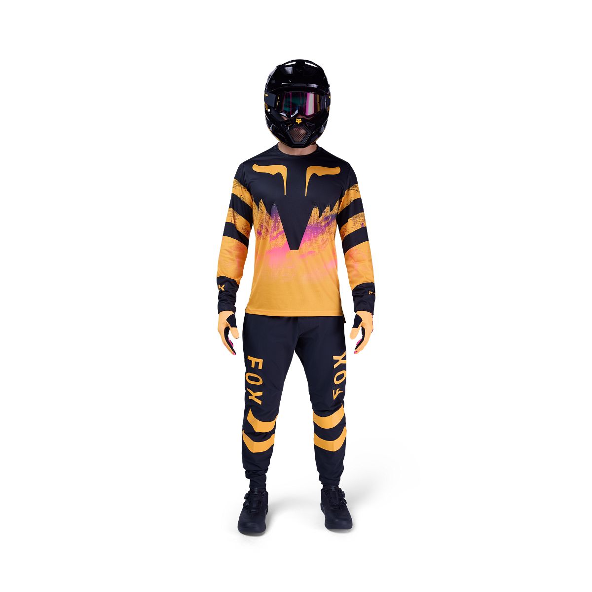 FOX RANGER KAIROS Long Sleeve Jersey Black/Orange