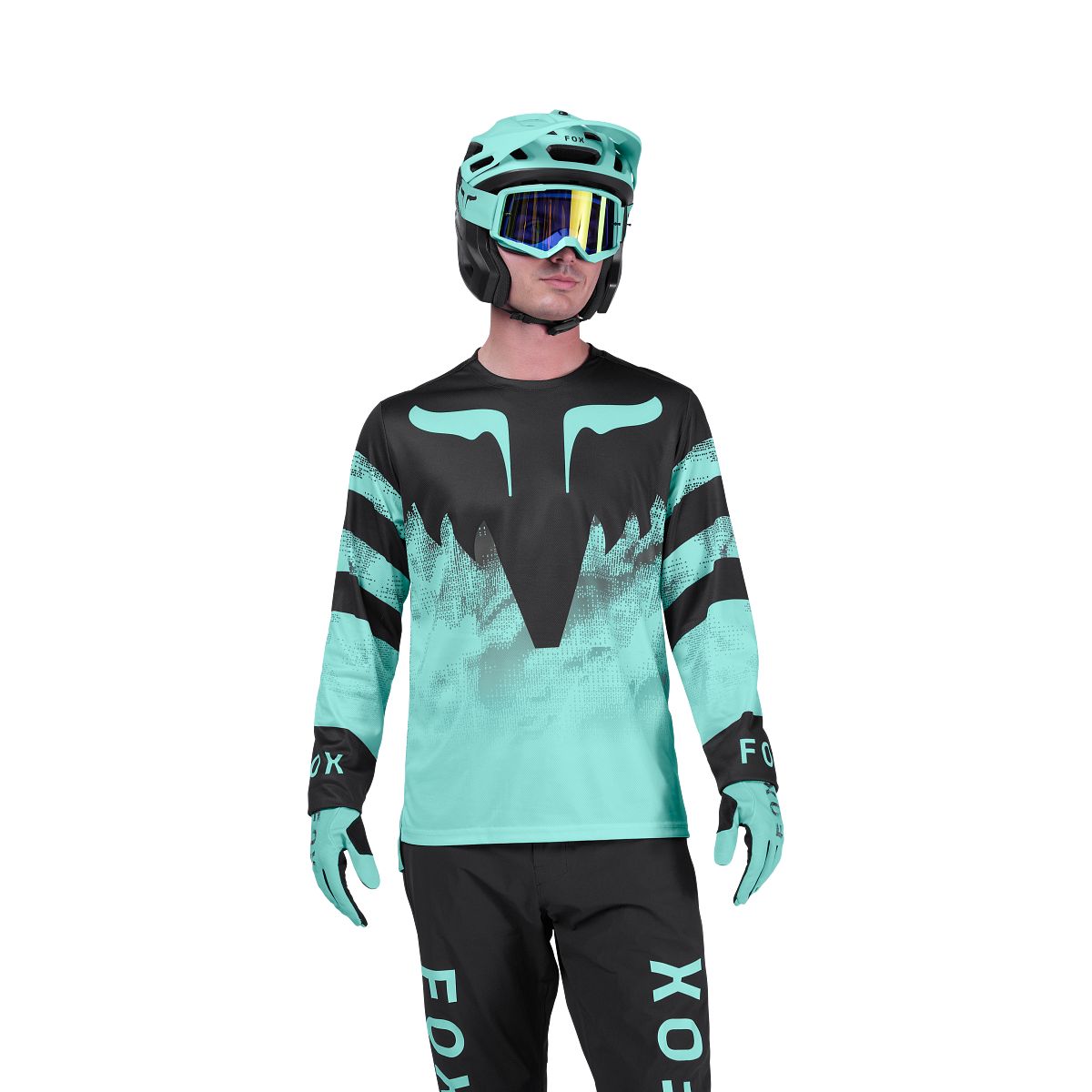 FOX RANGER KAIROS Μακρυμάνικο Jersey Μαύρο/Μπλε