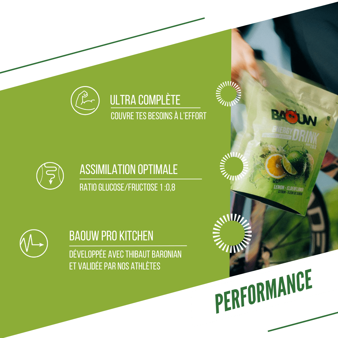 Ενεργειακό ποτό BAOUW ISOTONIC (585g) Λεμόνι Elderflower