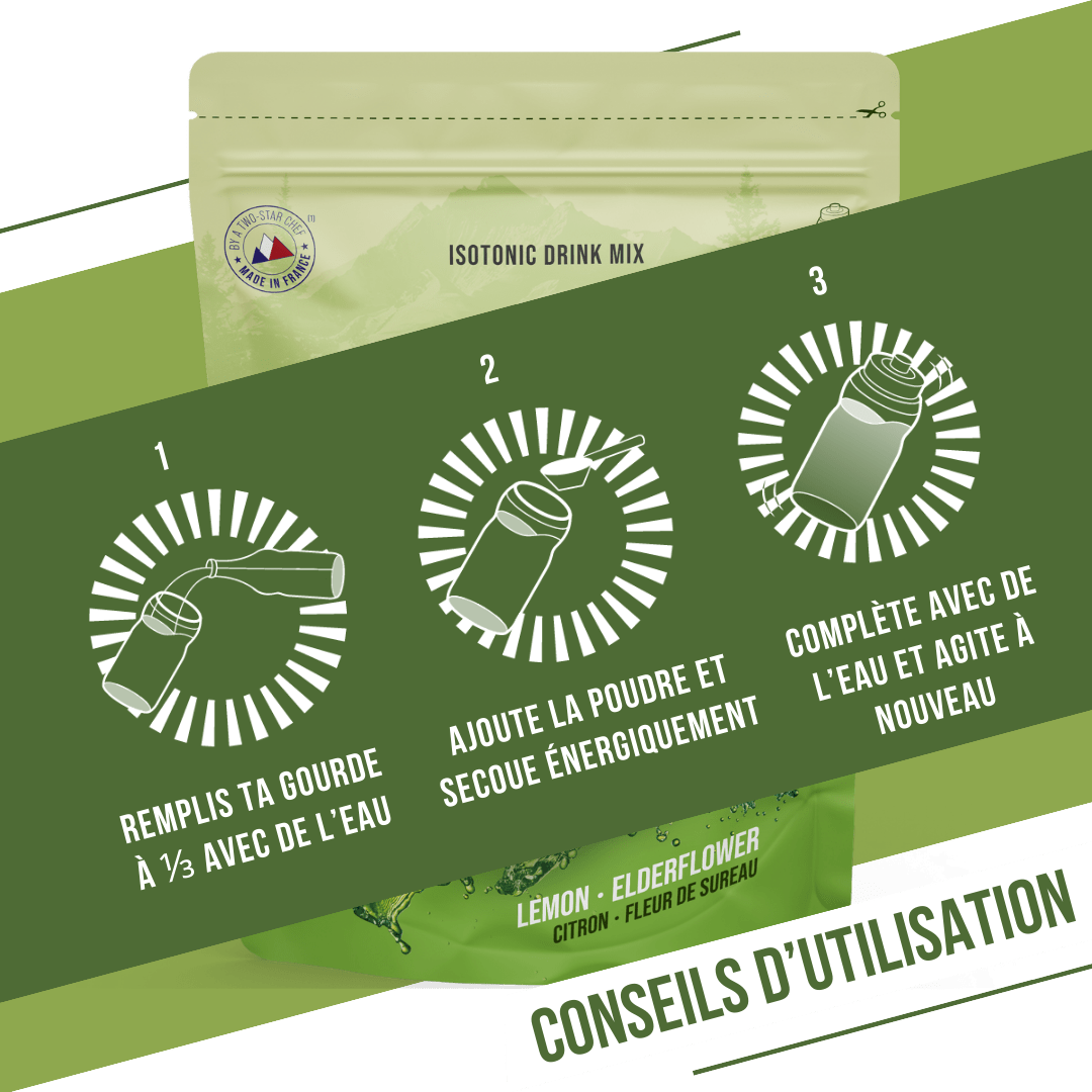 BAOUW ISOTONIC Energy Drink (585g) Lemon Elderflower