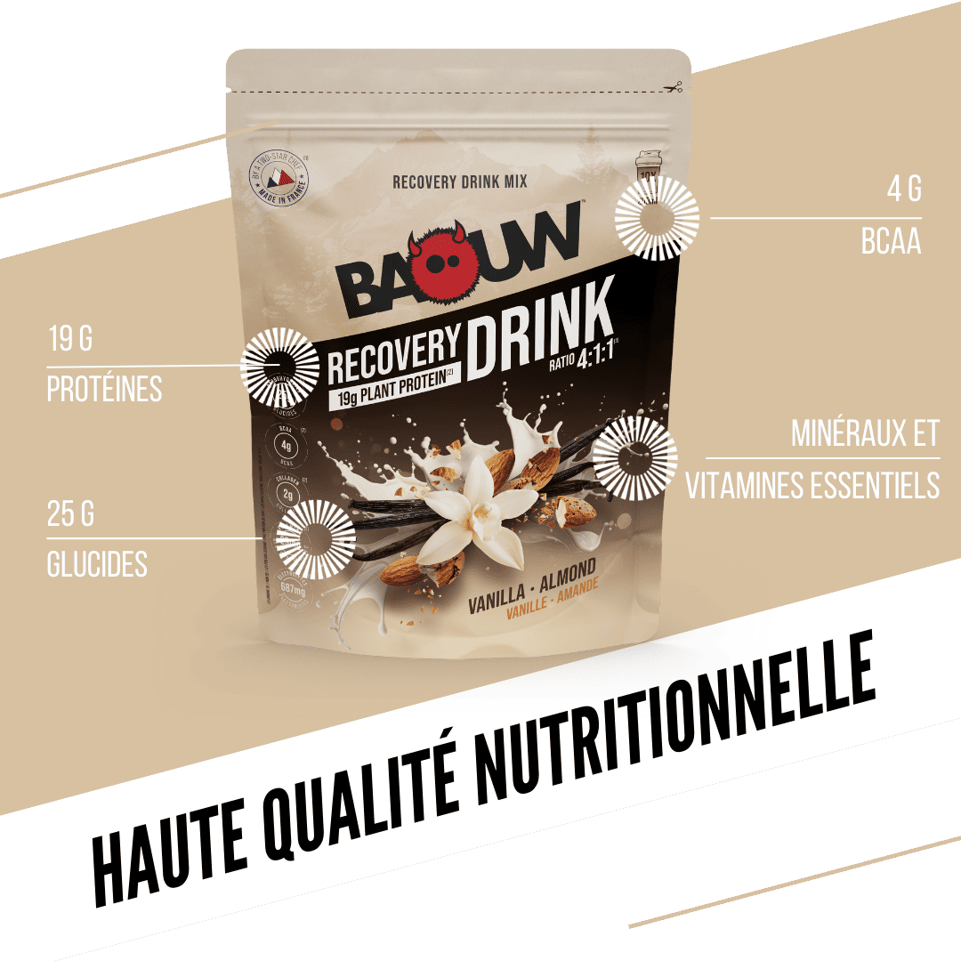 BAOUW RECOVERY Drink (500g) Βανίλια Αμύγδαλο