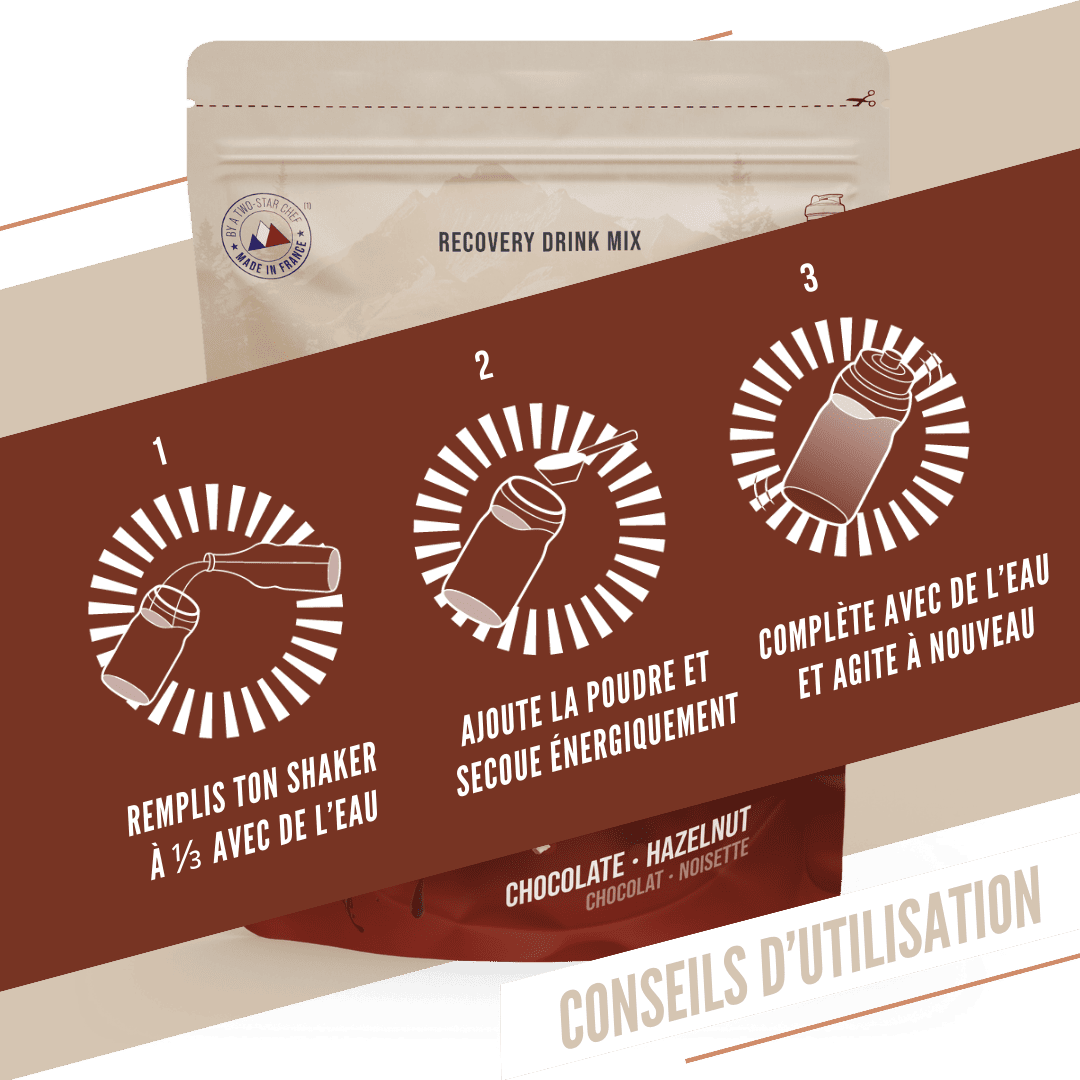BAOUW RECOVERY Drink (500g) Σοκολάτα φουντούκι