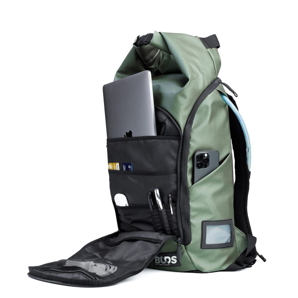BUDS CITY BAG TRAVEL 35 L Σακίδιο πλάτης Μαύρο/Χακί