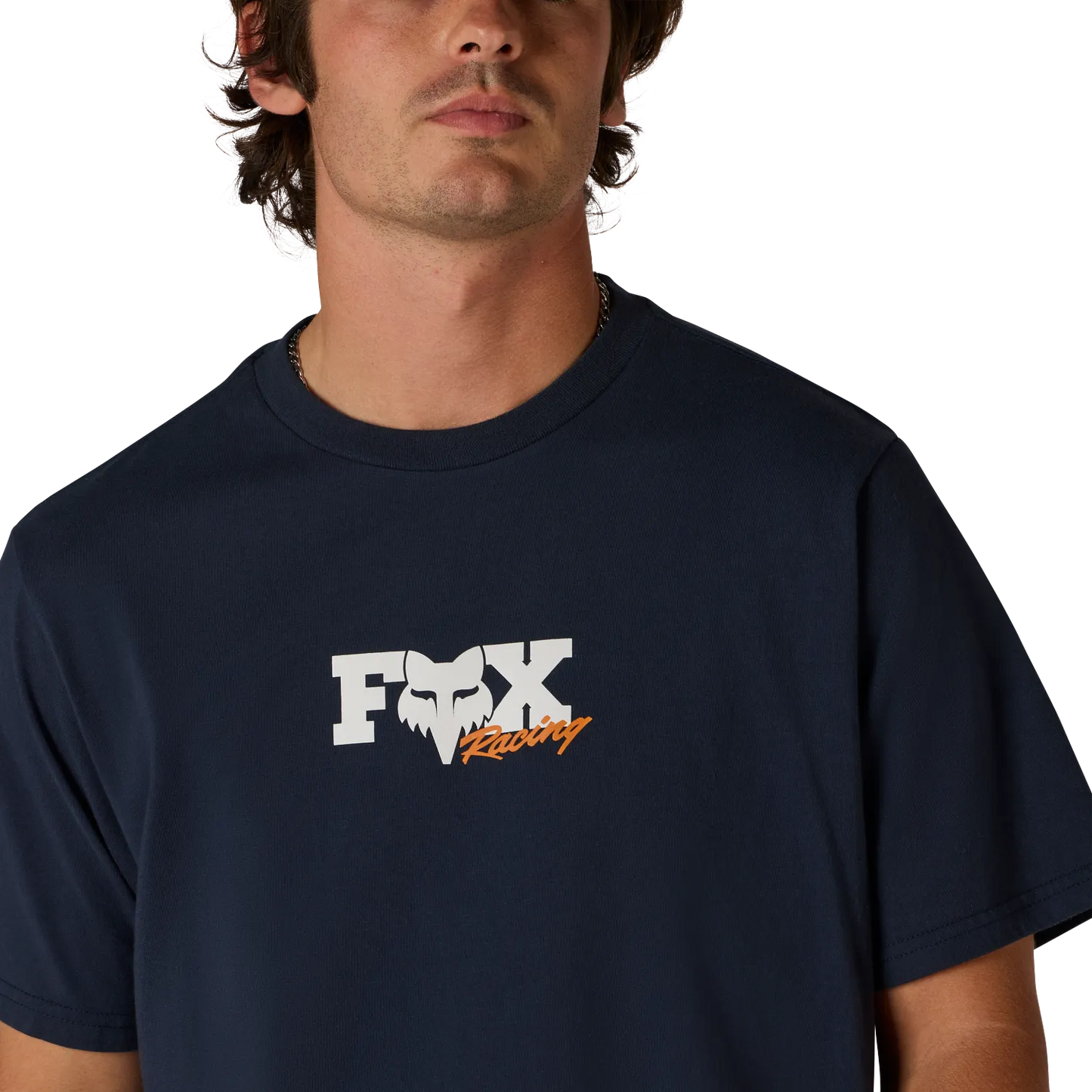 T-Shirt FOX CHECKER 195 ORIGINAL Short Sleeve Midnight Blue
