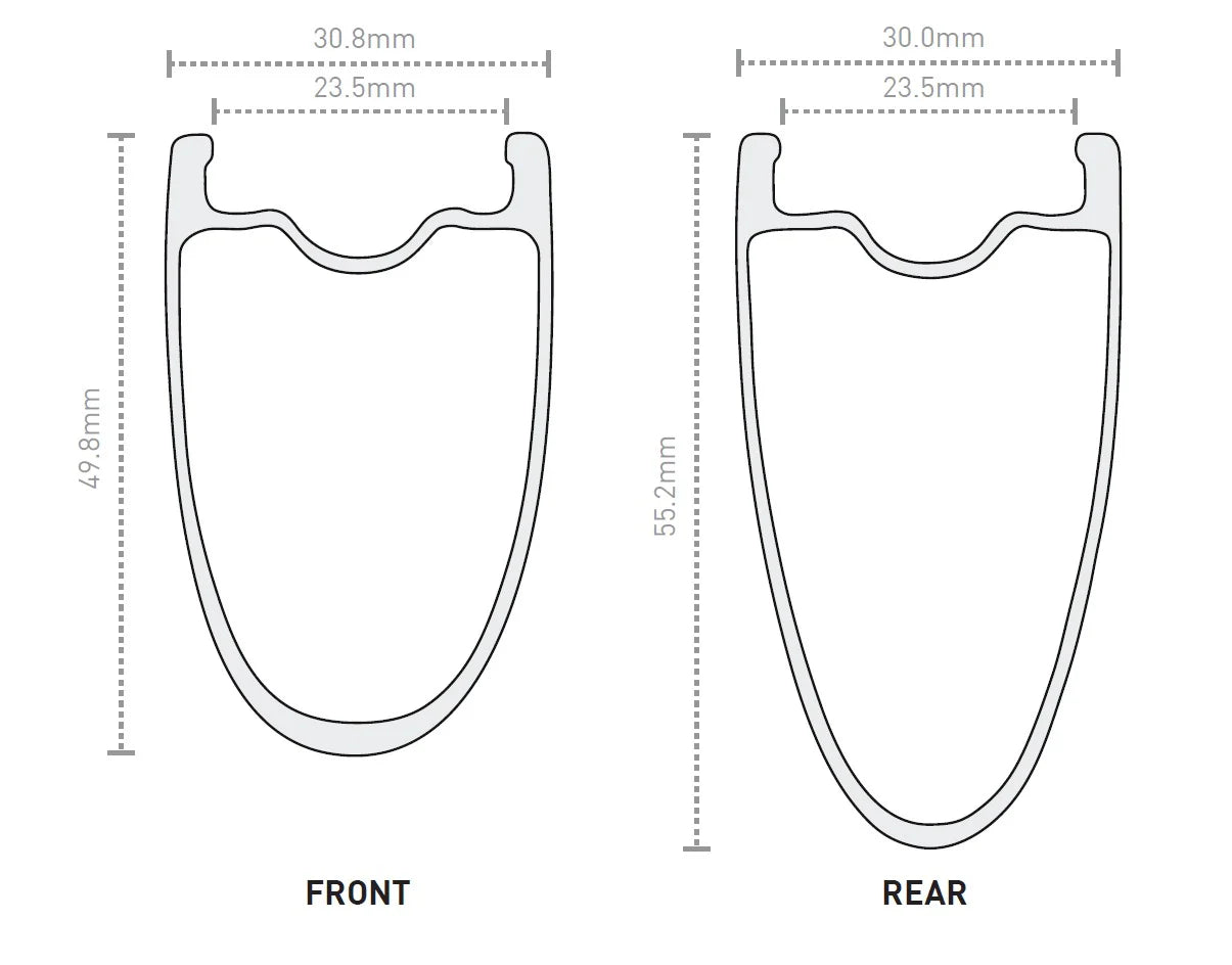ENVE SES 4.5 PRO μπροστινός τροχός Λευκό