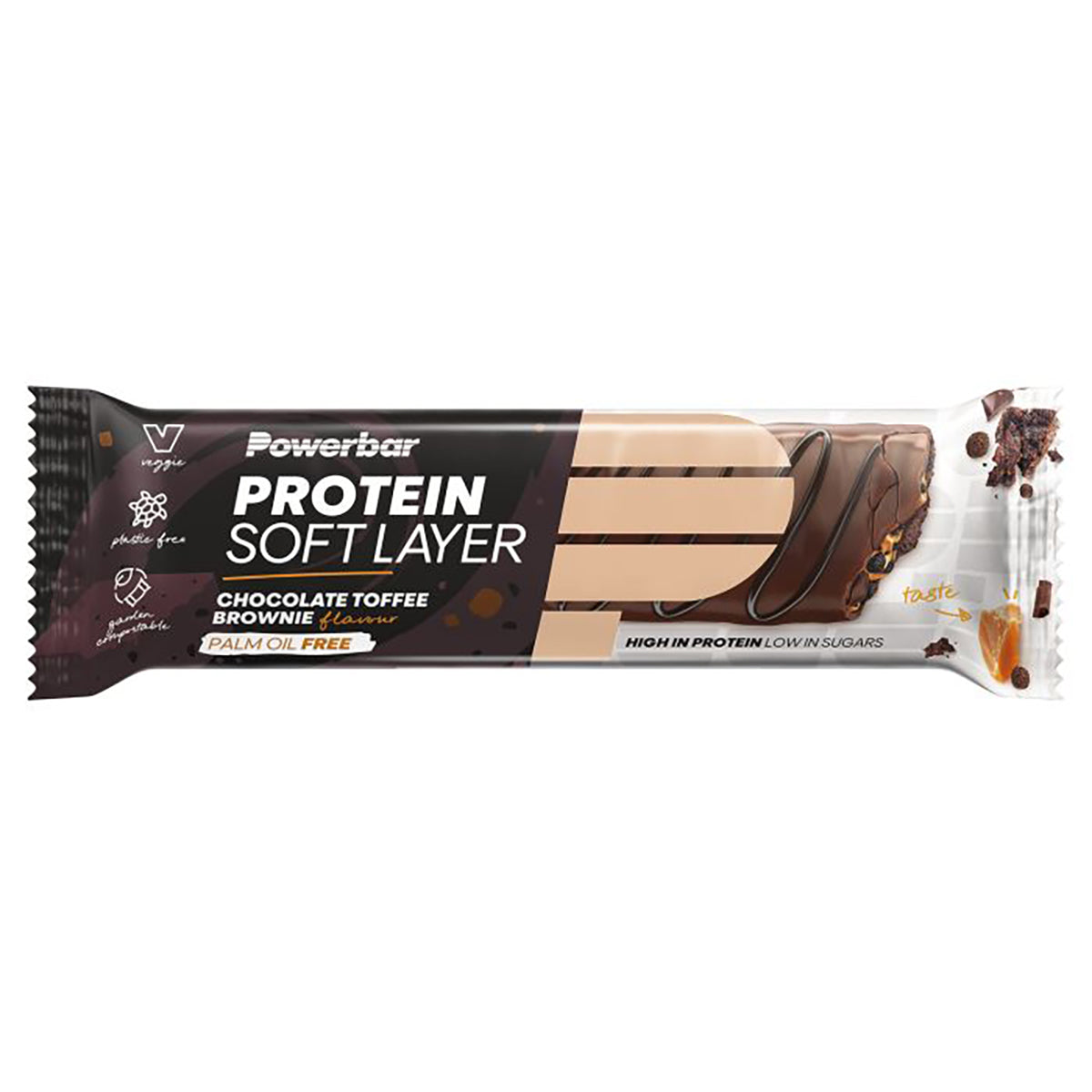 POWERBAR PROTEIN SOFT LAYER Recovery Bar (40g) Σοκολάτα Brownie