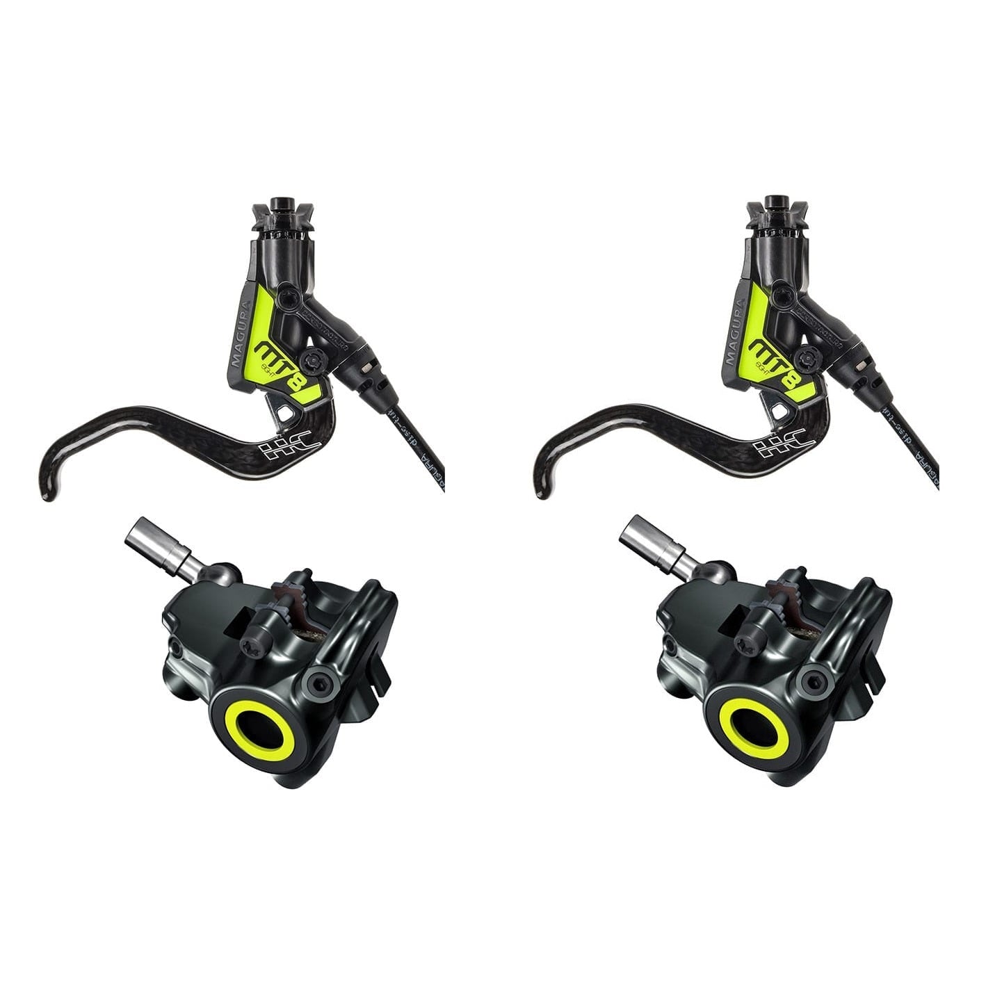 Ζεύγος φρένων MAGURA MT8 SL FLATMOUNT Discless Brakes