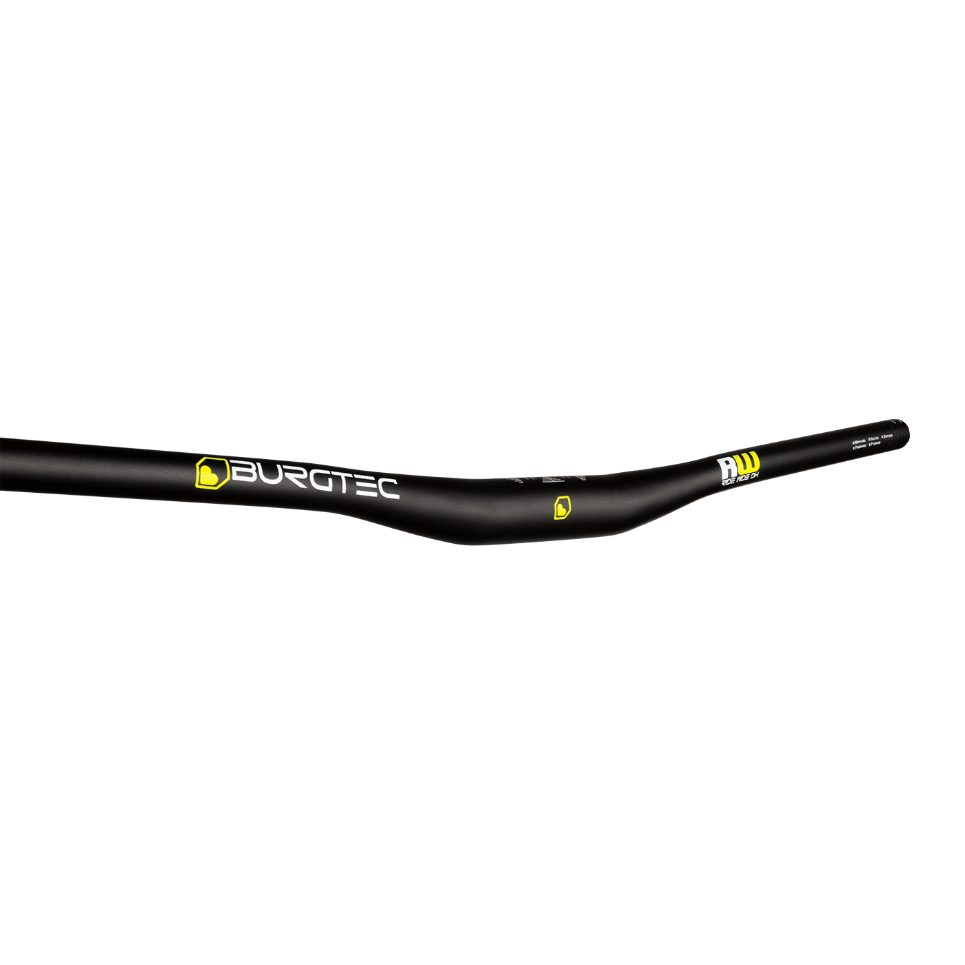 BURGTEC RIDE WIDE DH Rise 15mm 800mm Μαύρο τιμόνι