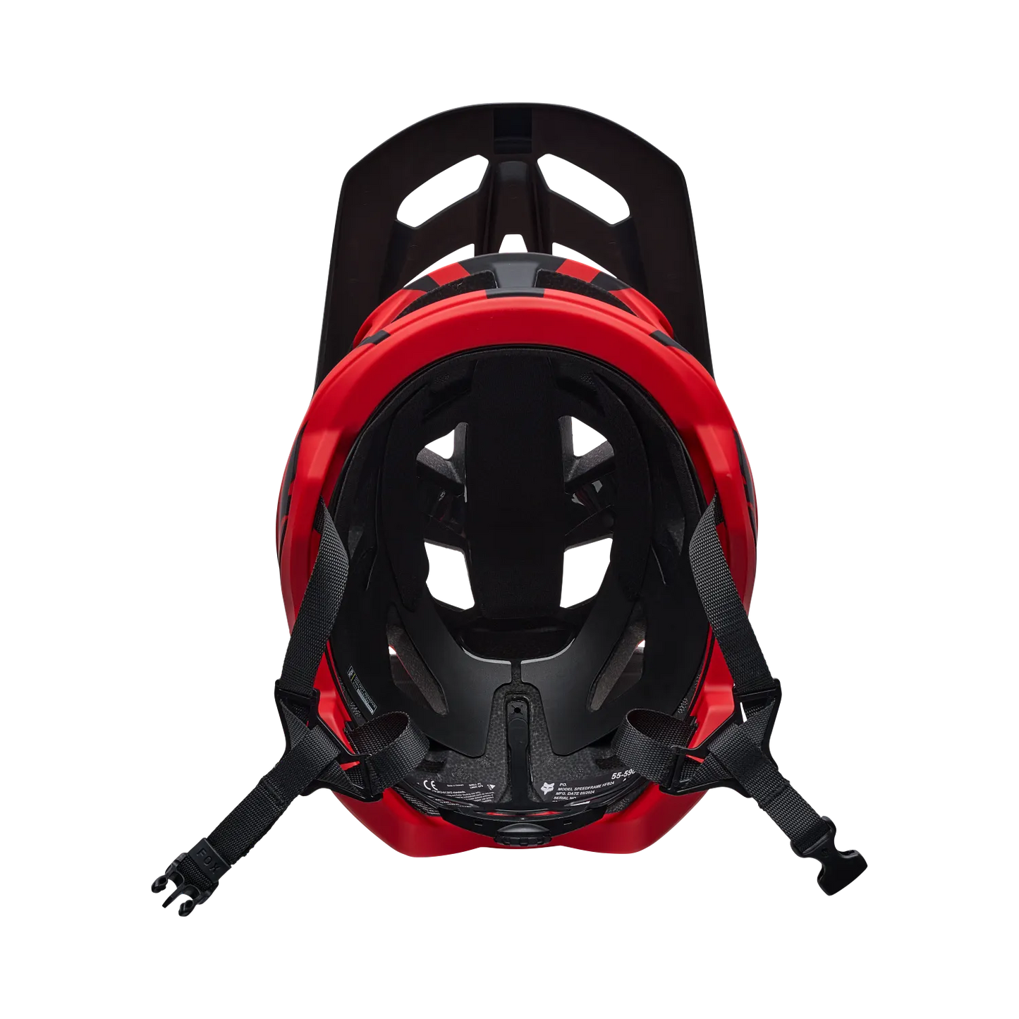 Παιδικό κράνος mountain bike FOX SPEEDFRAME MIPS CHARGE μαύρο/κόκκινο