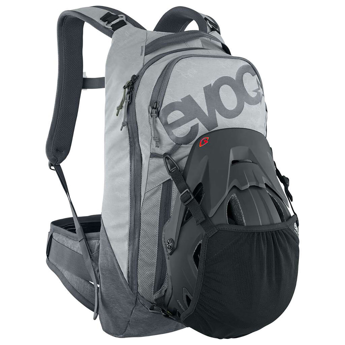 Σακίδιο πλάτης με ραχιαίο EVOC TRAIL PRO 10L Γκρι
