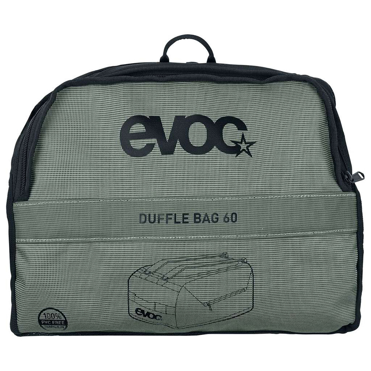 EVOC DUFFLE Ταξιδιωτική τσάντα 60 L Πράσινο