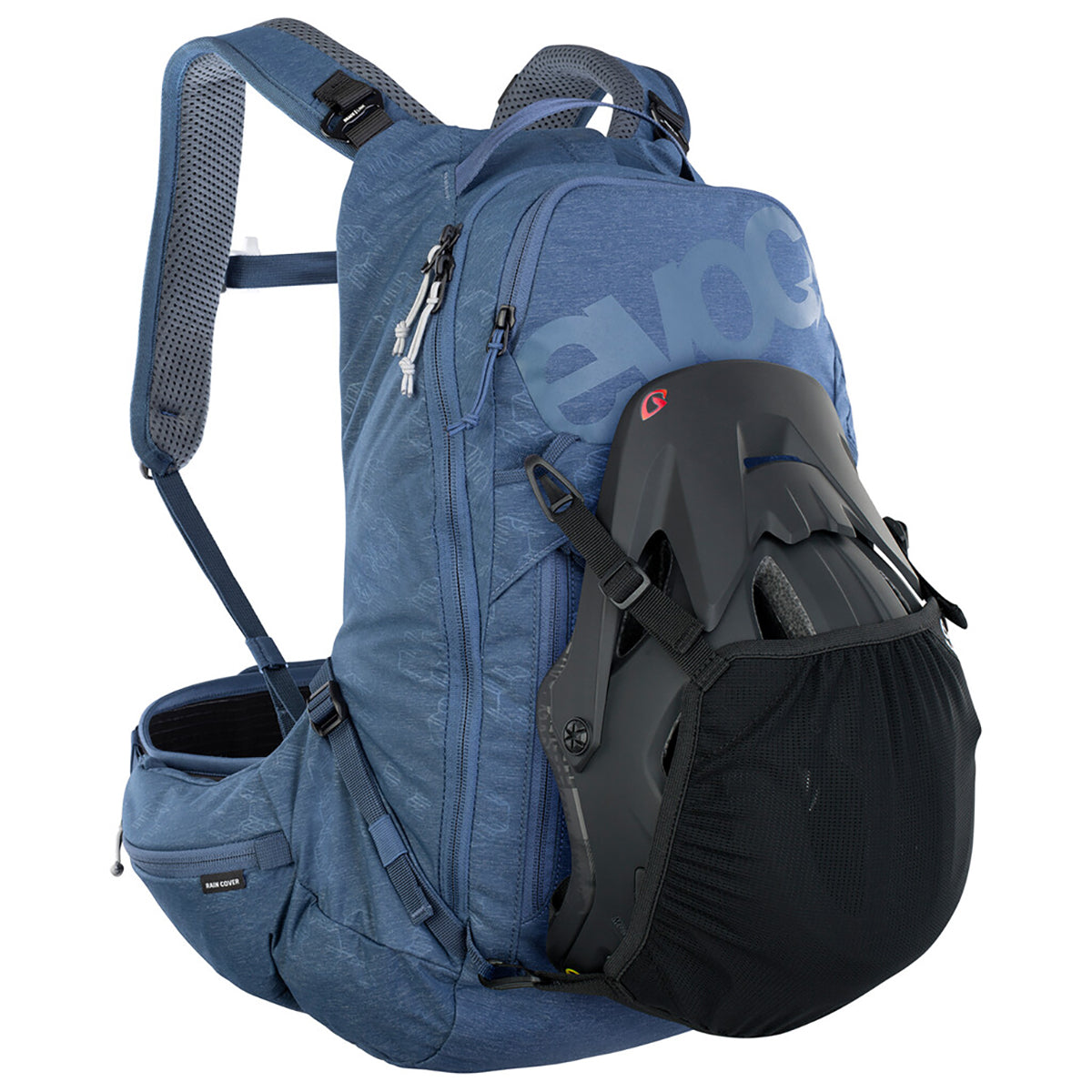 Backpack with Dorsal EVOC TRAIL PRO 16L Blue