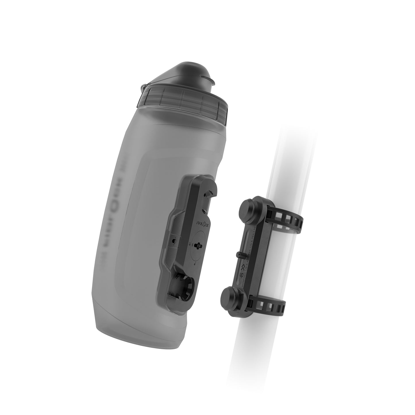 Σετ φιάλης και κλωβού φιάλης FIDLOCK TWIST UNI BASE 590 ml Μαύρο