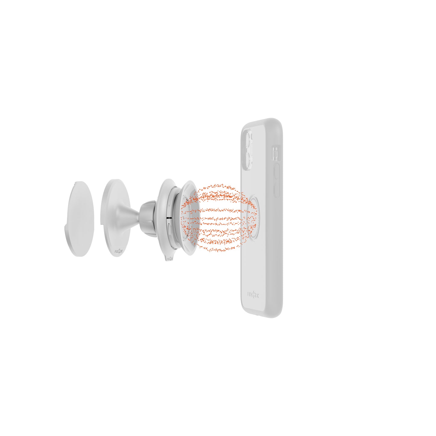 Βάση τοίχου FIDLOCK VACUUM Λευκό