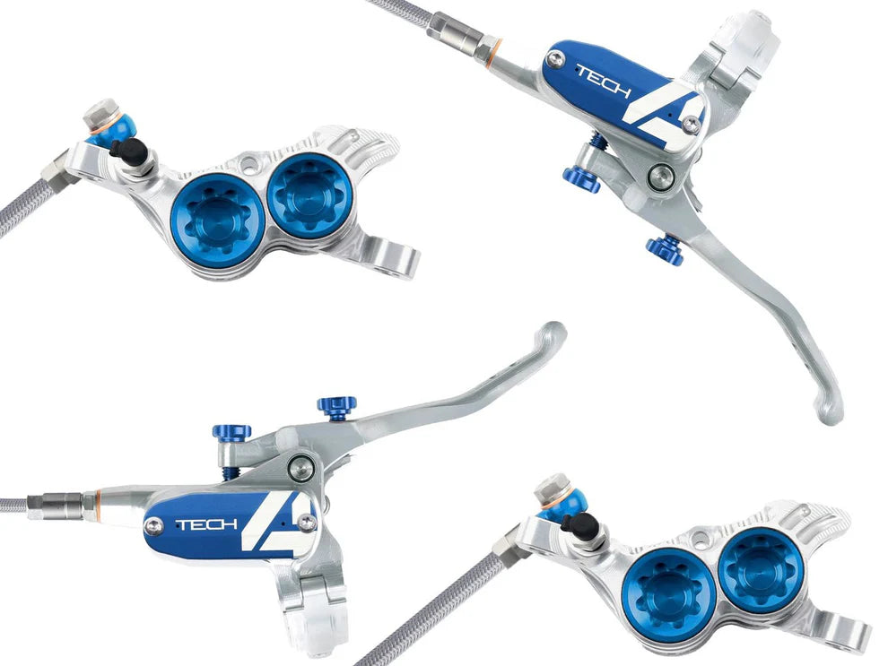 Ζεύγος φρένων HOPE TECH 4 E4 Aviation Discless Silver/Blue
